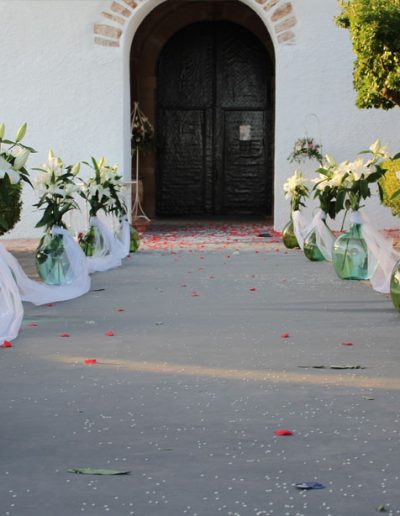 Decoración floral para bodas